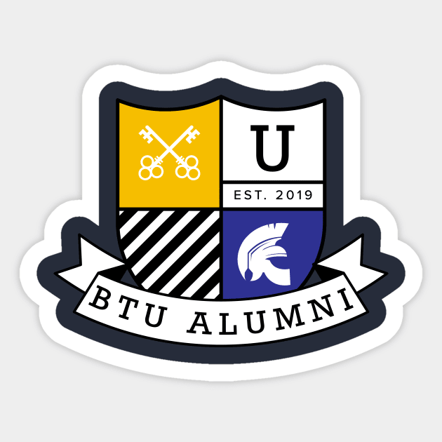 BTU Alumni Sticker by Alley Ciz